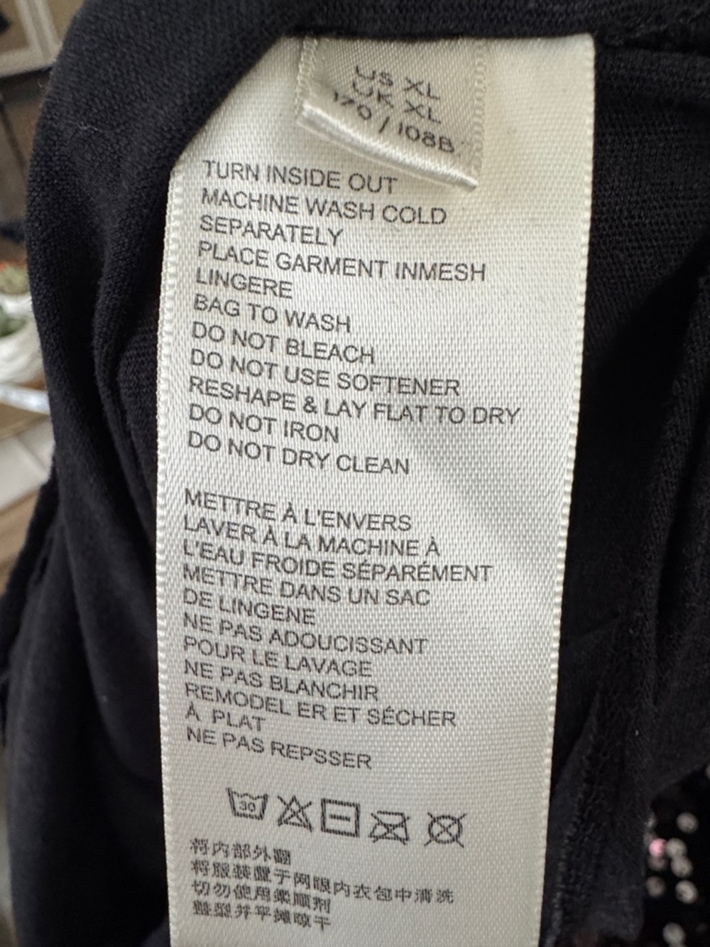 FREE PEOPLE Sequin Sleeve CELINE Tee XL - Picture 11 of 12